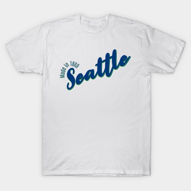 Seattle in 1869 T-Shirt by LB35Y5